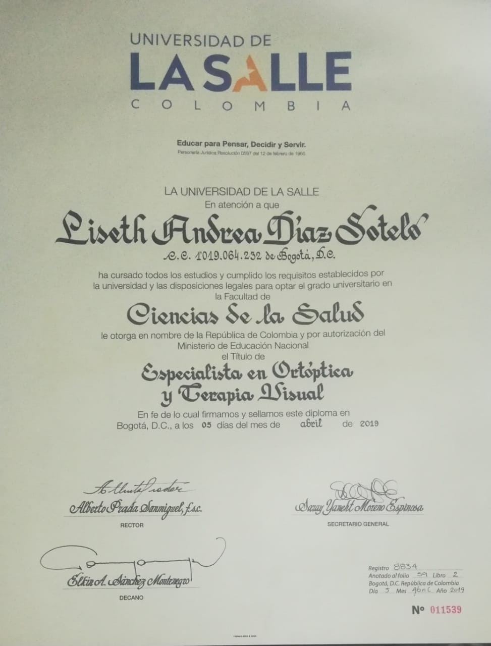 Foto de liseth andrea diaz sotelo